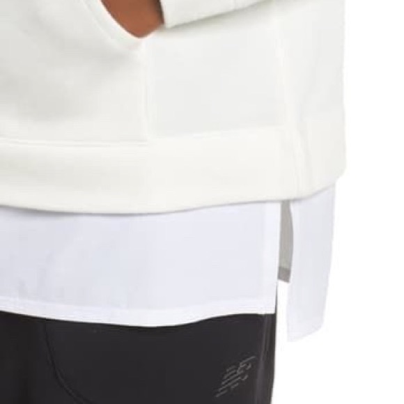 NWT new balance white captivate hoodie - Picture 8 of 9